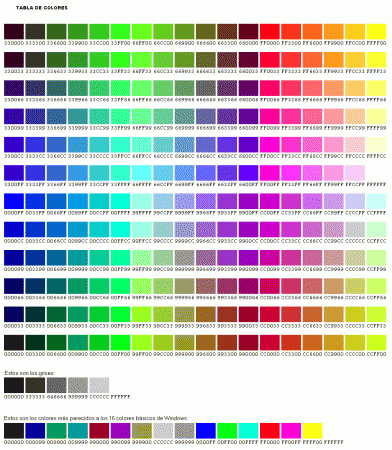 Paleta de Colores